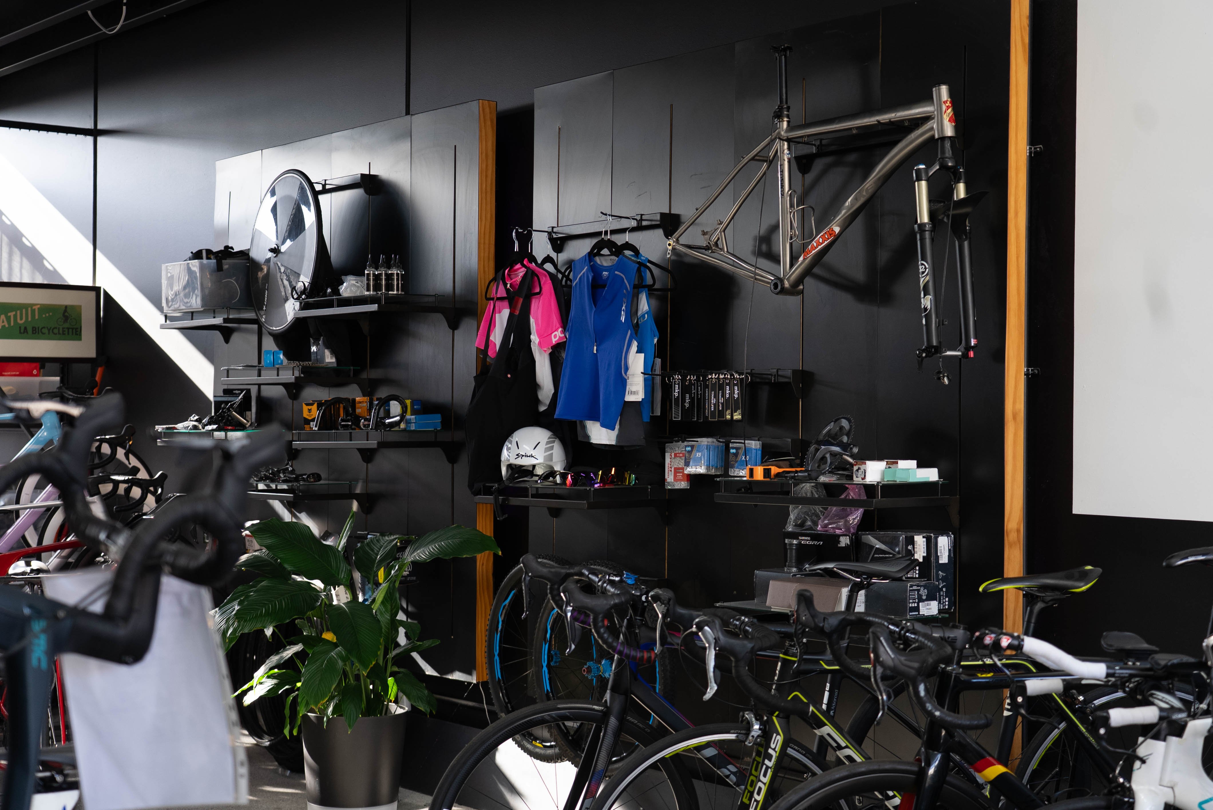 MKP Bikes Showroom - Premium road and gravel bikes display in Cheltenham VIC